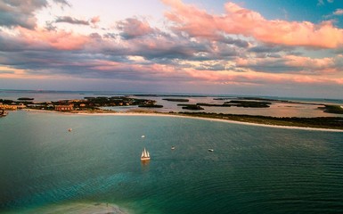 Fototapeta premium Sunset Sail