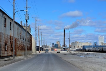 Trump Land - American Rustbelt - Industrial Wastelands - A Vanishing Point