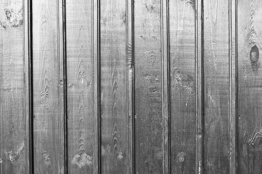wooden wall, black and white photo, background