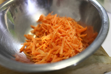 Grated carrots