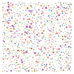 Glitter Vector Falling Stars Pattern. Carnival Festival Confetti Celebration Border. Christmas, New Year, Birthday, Music Firework. Modern Gift Voucher Glitter Vector Falling Stars Pattern.