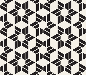 Vector seamless pattern. Modern stylish abstract texture. Repeating geometric tiles from striped elements i