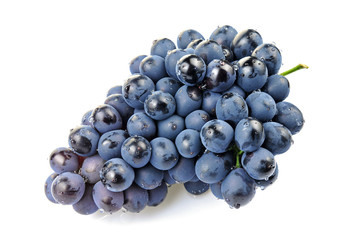 Grapes in white background