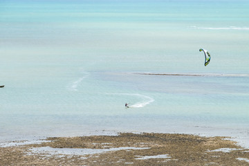 Kitesurfing, Cumuruxatiba, Bahia