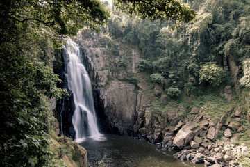 Fototapeta na wymiar Stunning scenery of Haew Narok Waterfall,Khao Yai National Park,Nakhon Ratchasima,northeastern Thailand.