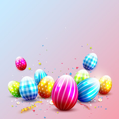 Modern Easter greeting card