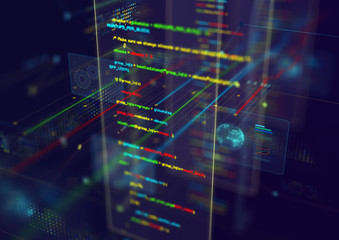 Abstract techno background.