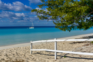 Little San Salvador Island, also called Half Moon Cay, is a tiny private island in the Bahamas. Accessible by cruise ship, it's known for the long, crescent-shaped Half Moon Beach.