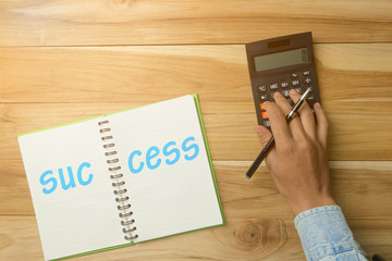 Successful business people concept, working efficiently, business people are working hard for the company.