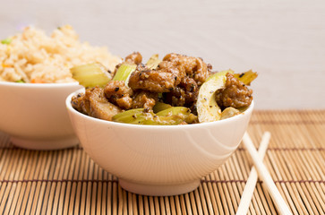 Black Pepper Chicken Chinese Food