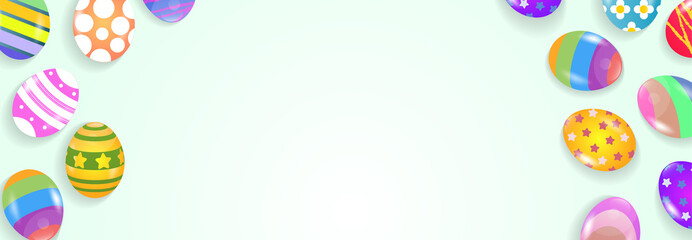 Happy easter background. vector illustration