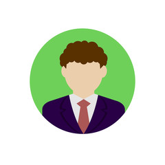 business man avatar illustration 