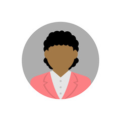 business woman avatar illustration 