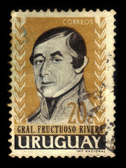general Fructuoso Rivera, 1st President of Uruguay