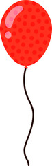 Colorful polka dots balloon 8