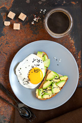 Idea of a healthy breakfast