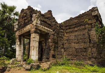Cambodian temple near Phnom Penh with architecture similar to angkor wat siem reap 