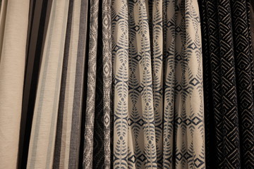 Fototapeta premium variety of curtains