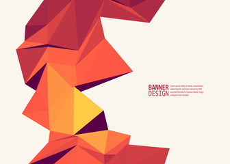 Vector Color Triangle Design Templates Brochures
