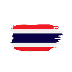 Thailand flag, vector illustration