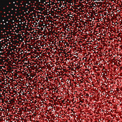 Red gold glitter. Abstract random scatter with red gold glitter on black background. Stunning Vector illustration.