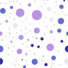 Colorful polka dots seamless pattern on black 27 background. Shapely classic colorful polka dots textile pattern. Seamless scattered confetti fall chaotic decor. Abstract vector illustration.