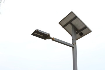 New energy, solar street light cutting material