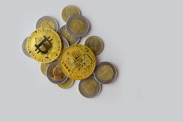 Golden Bitcoins and Golden Thai baht