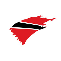 trinidad and tobago flag, vector illustration