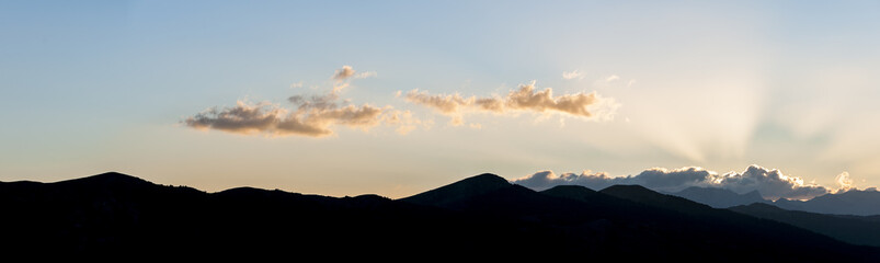 Fototapeta na wymiar Durmitor mountains panorama