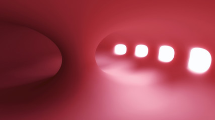 Minimal Geometric Design ufo shape interiors