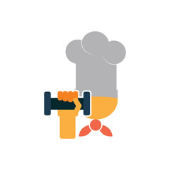 Gym Chef Logo Icon Design