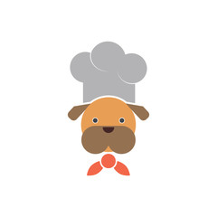 Dog Chef Logo Icon Design