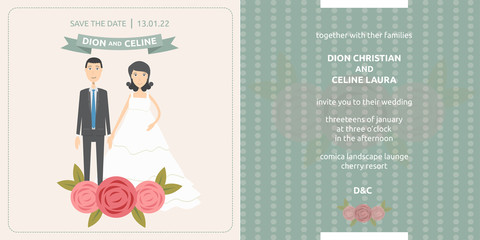 Template Wedding Invitation