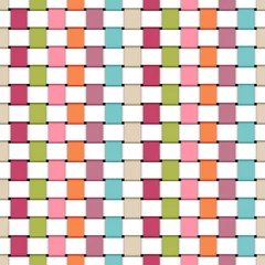 Seamless Pattern Plaited Paper Stripes Retro/White Big © Jan Engel