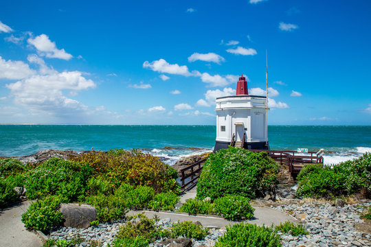 Stirling point lighthouse, Bluff, New Zealand