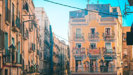 Old Spanish house facade