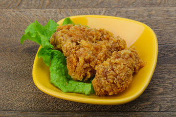 Crispy chicken wings