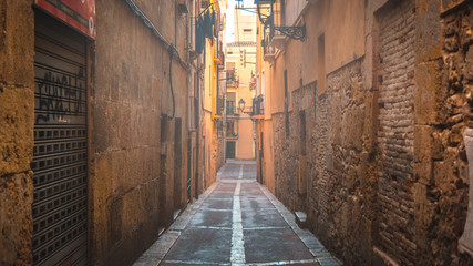 Obraz premium Old Spanish alley
