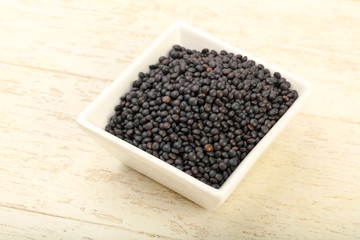 Black lentils