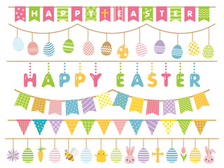 イースター　ガーランドのセット