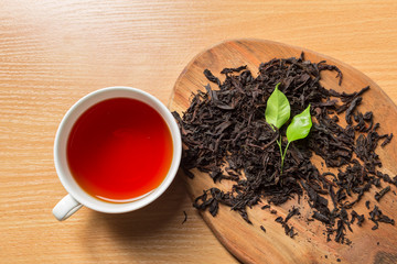 morning tea on the table