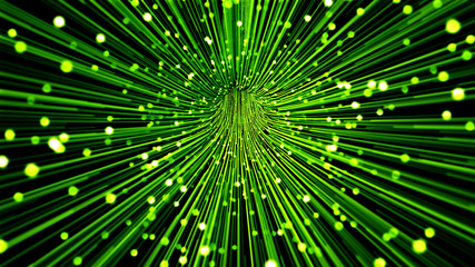 Space lines tunnel, abstract scene of flight in space, space traveling, time machine.