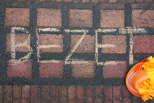 Occupied written in Dutch