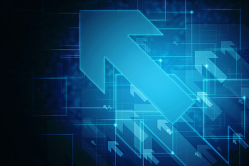 
2d illustration technology background