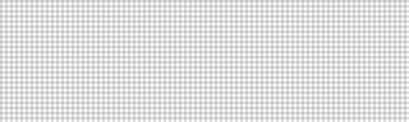 Breite karierte Tischdecke grau weiß