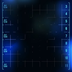 X-Ray Medical Background Vector. Medical Backdrop. Radiology Neon Scan Effect. Illustration