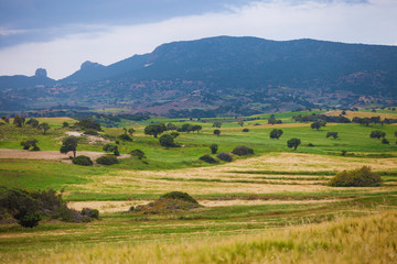 Serene landscape in North Cyprus