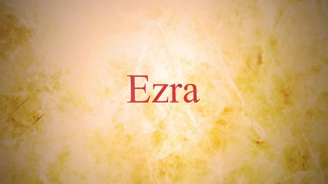 Books of the old testament in the bible series - Ezra