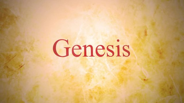 Books of the old testament in the bible series - Genesis